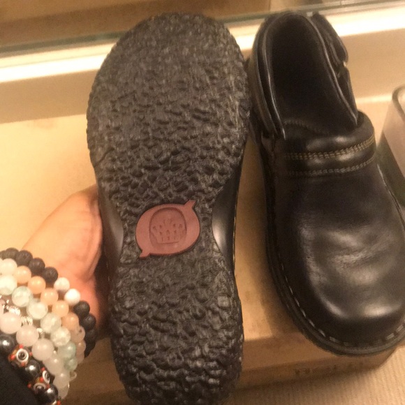 BORN Lina Black leather comfort shoe 6 m - Picture 3 of 3